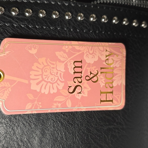 Sam & Hadley Vegan Leather Shoulder Bag NWT - Picture 5 of 9